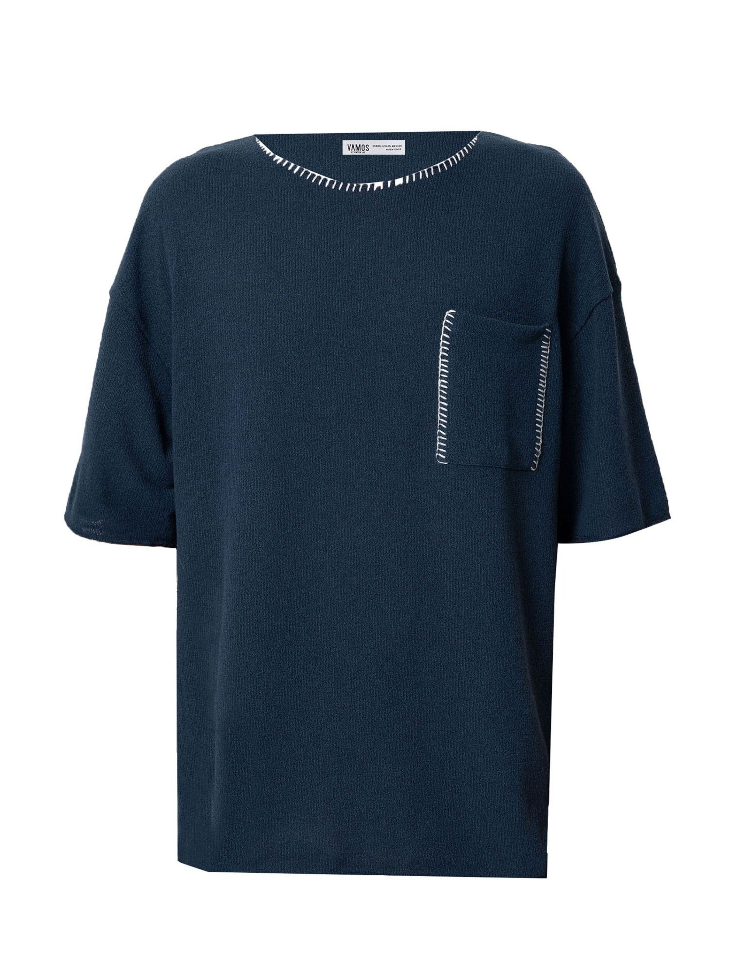 VAMOS CLO Футболка в Синий: спереди