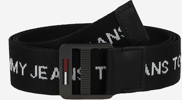 Tommy Jeans Belt 'BAXTER' in Black: front