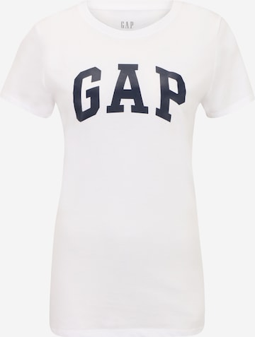 Gap Tall Shirt in Wit: voorkant