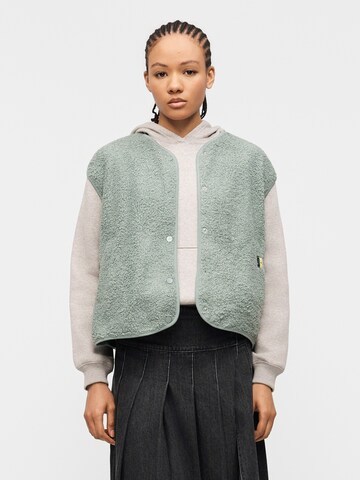 PIECES Weste 'PCKATTY' in Grün: Vorderseite