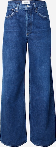 Wide leg Jeans di AGOLDE in blu: frontale