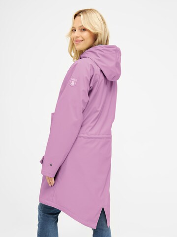 Derbe Raincoat 'Travel Friese' in Purple