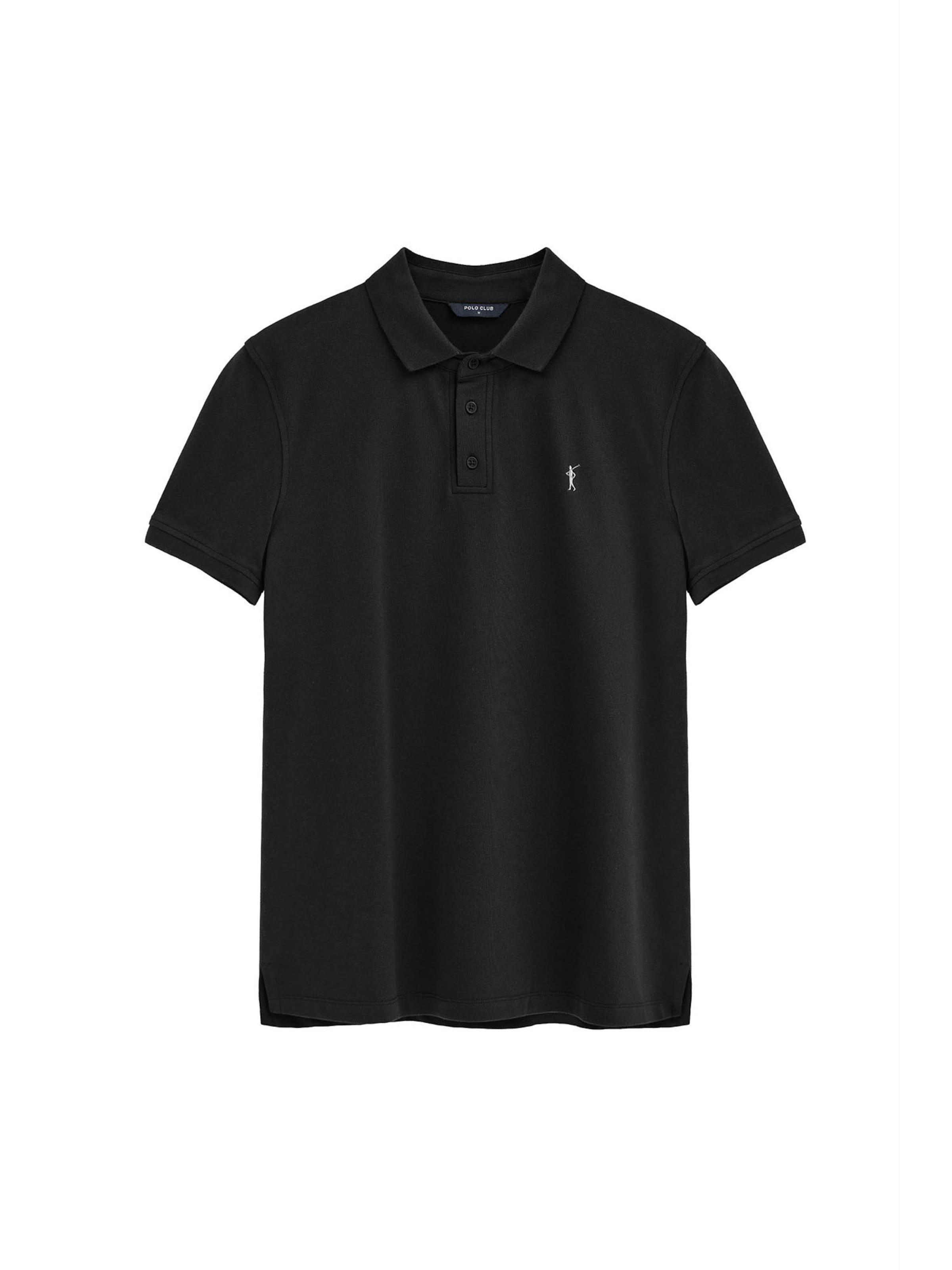 Polo Club Shirt in XXXL in schwarz, Produktansicht