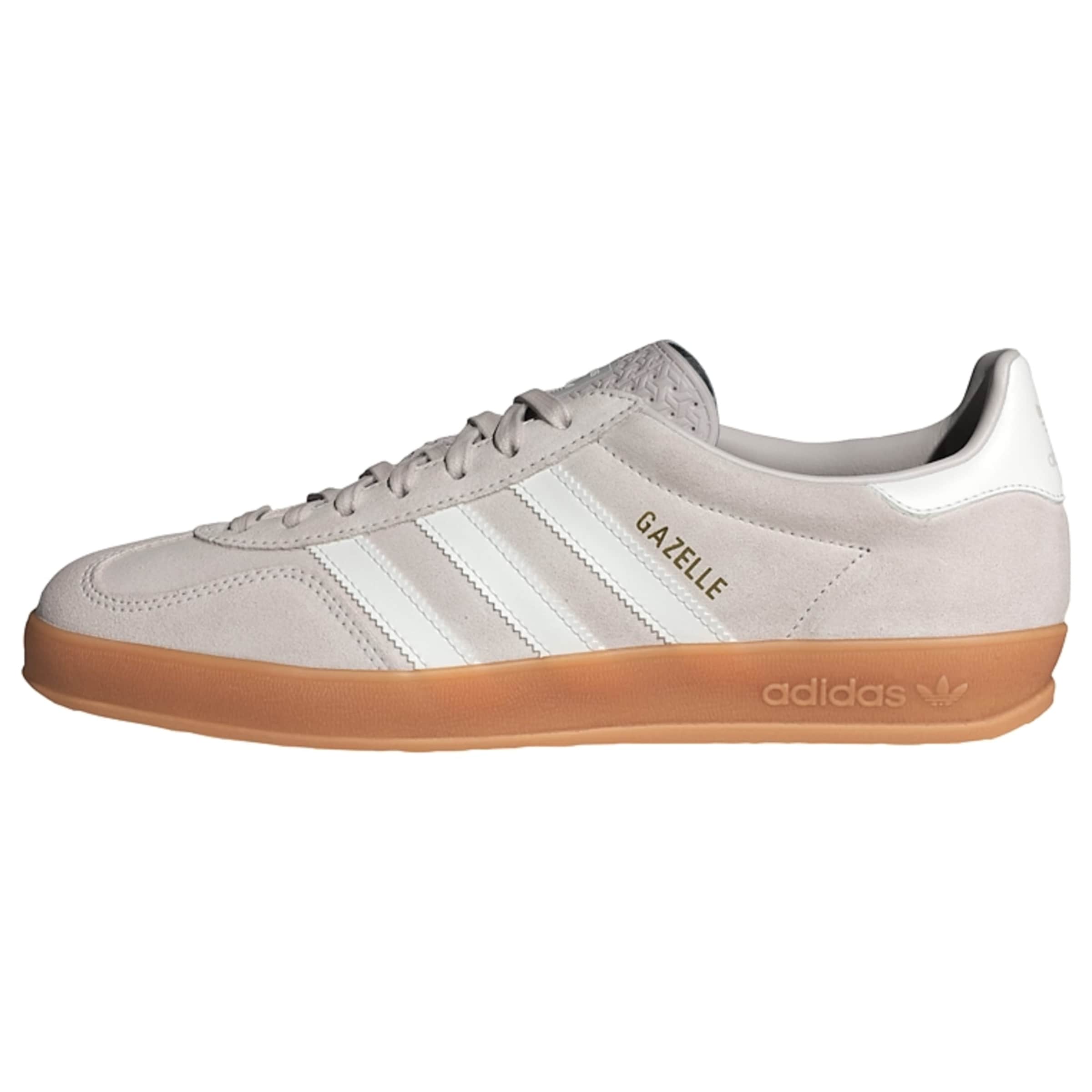 Baskets basses 'Gazelle' ADIDAS ORIGINALS en blanc : devant