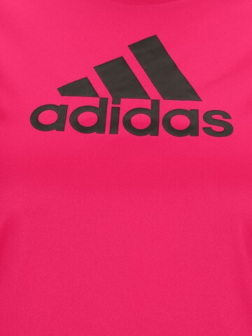 rožinė ADIDAS SPORTSWEAR Sportiniai marškinėliai 'Primeblue Designed 2 Move Logo'