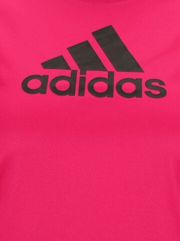 ADIDAS SPORTSWEAR Performance shirt 'Primeblue Designed 2 Move Logo' in Pink