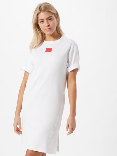 HUGO Dress 'Neyle' in Red / White, View model
