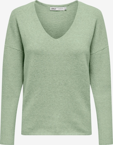 Pull-over ONLY en vert : devant
