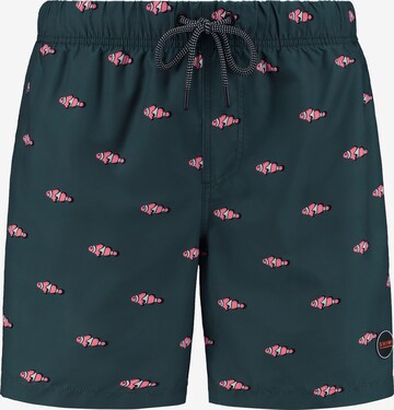 Pantaloncini da bagno 'Clownfish' di Shiwi in verde: frontale