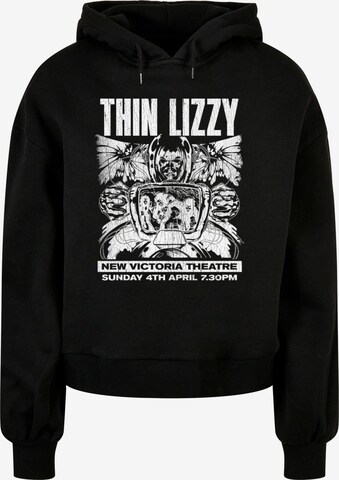 Merchcode Sweatshirt 'Thin Lizzy - New Victoria Theatre' in Schwarz: predná strana
