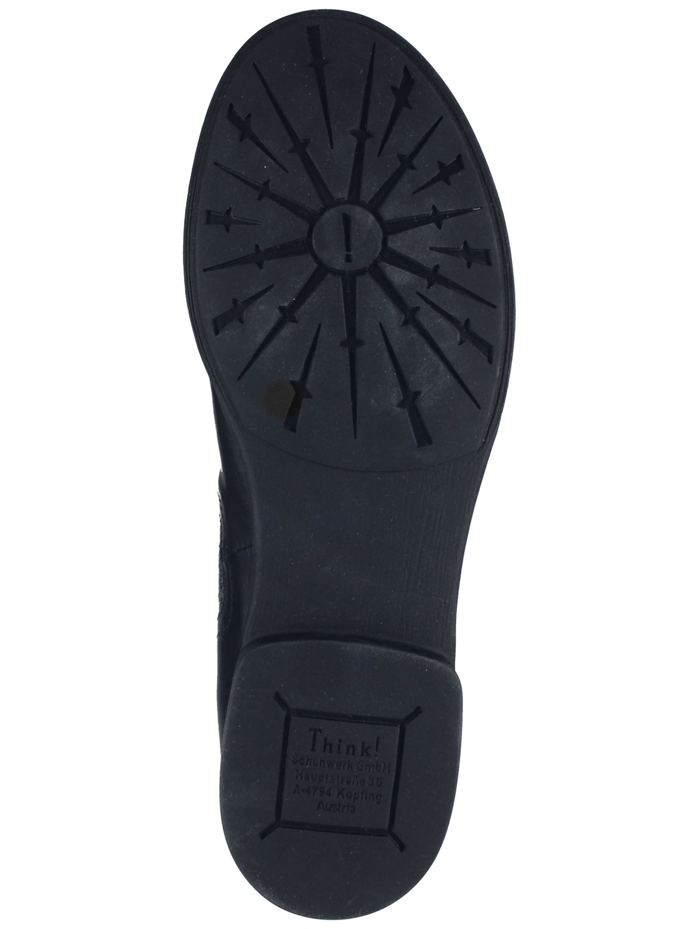 THINK! Lace-up bootie in Black
