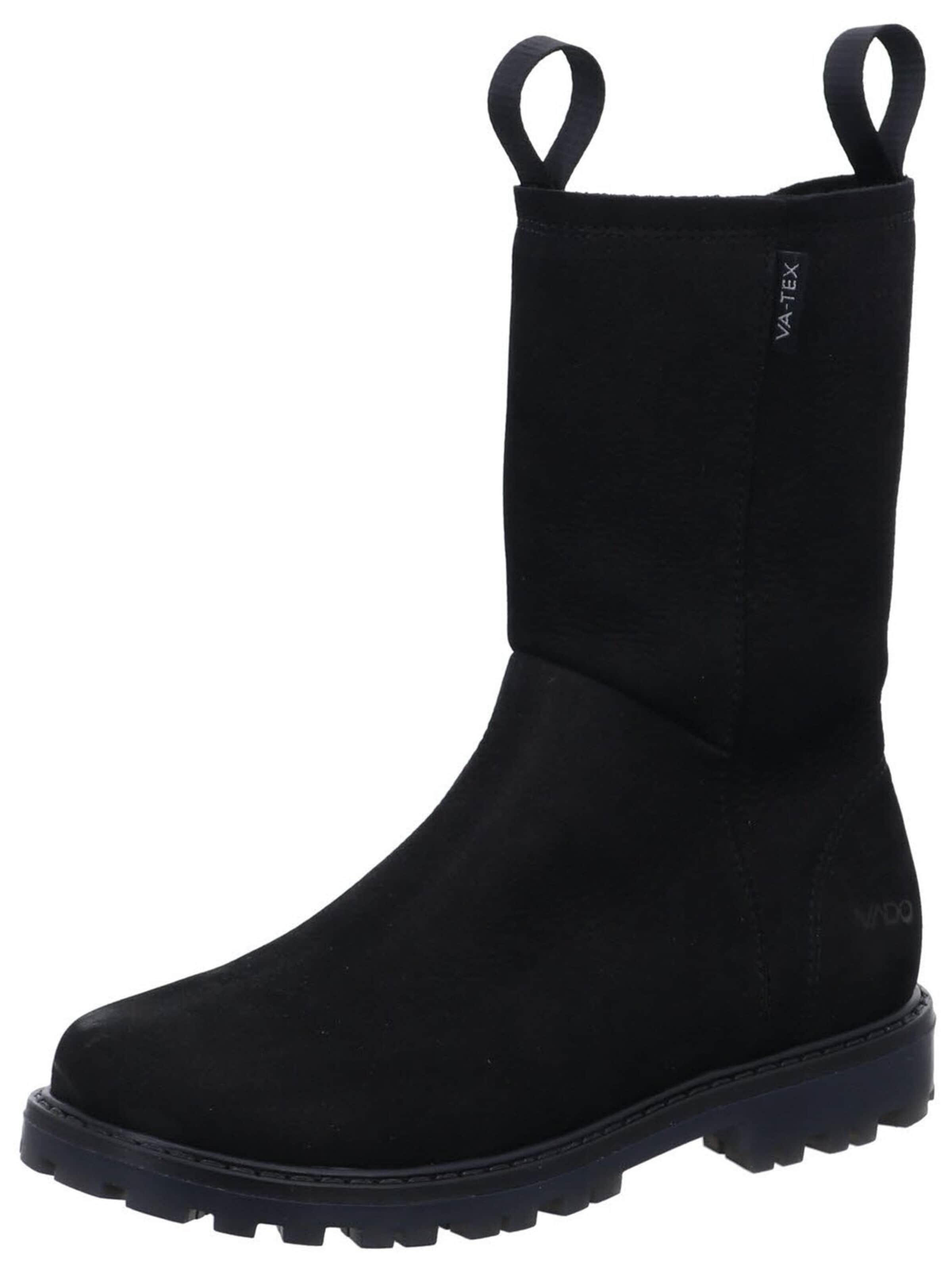 Vado - Botas 'Stiefel Mädchen 85209-5202 001 Rauleder in schwarz' en negro: frente