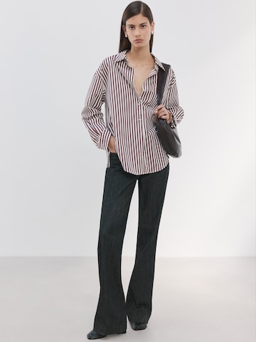 MANGO Blouse 'FONTANA' in Beige