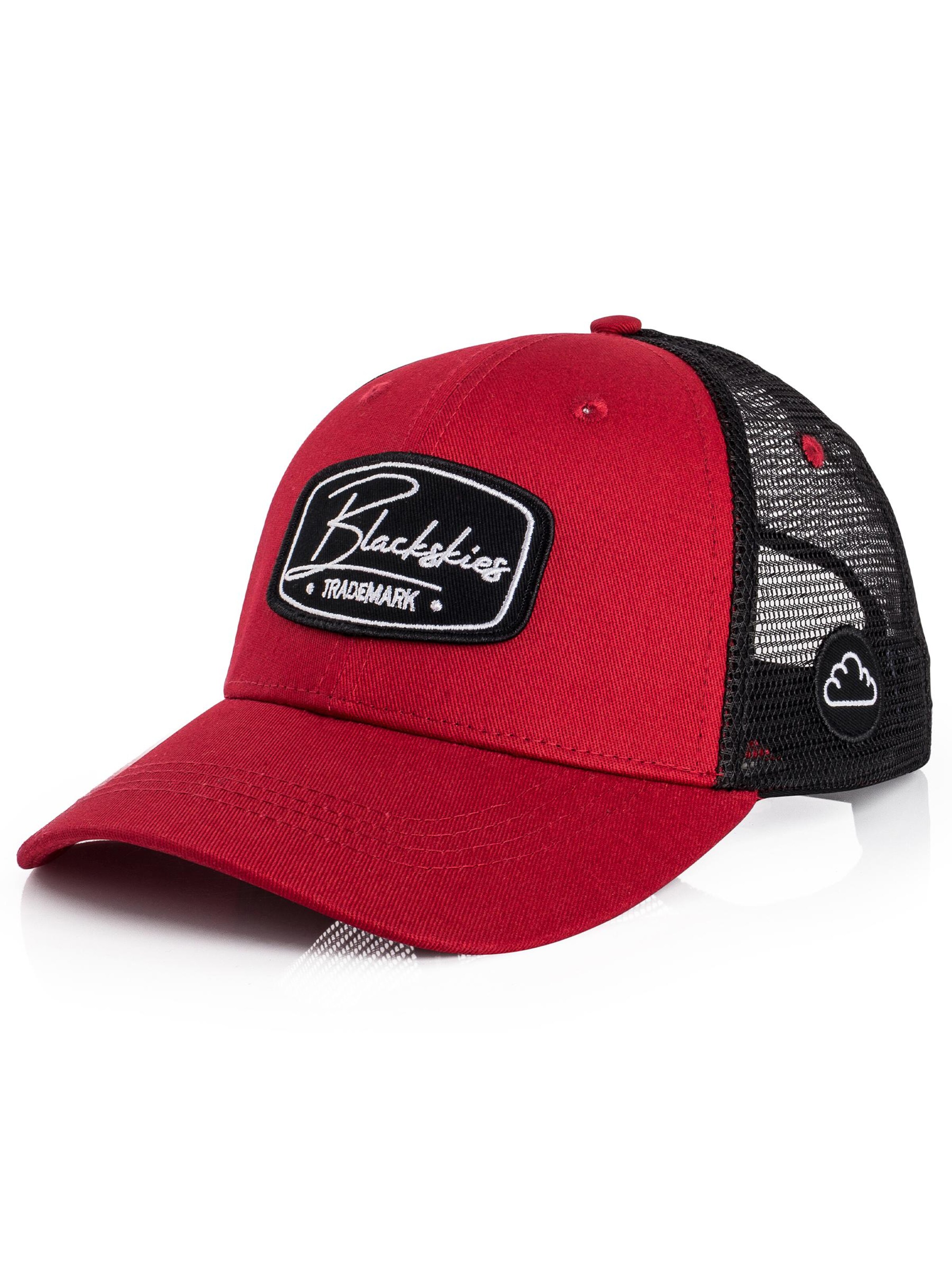 Blackskies Cap 'Race' in Red: front