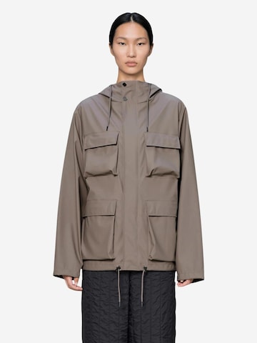 RAINS - Abrigo de entretiempo 'Pocket Jcket W3 UNISEX 12210' en gris: frente