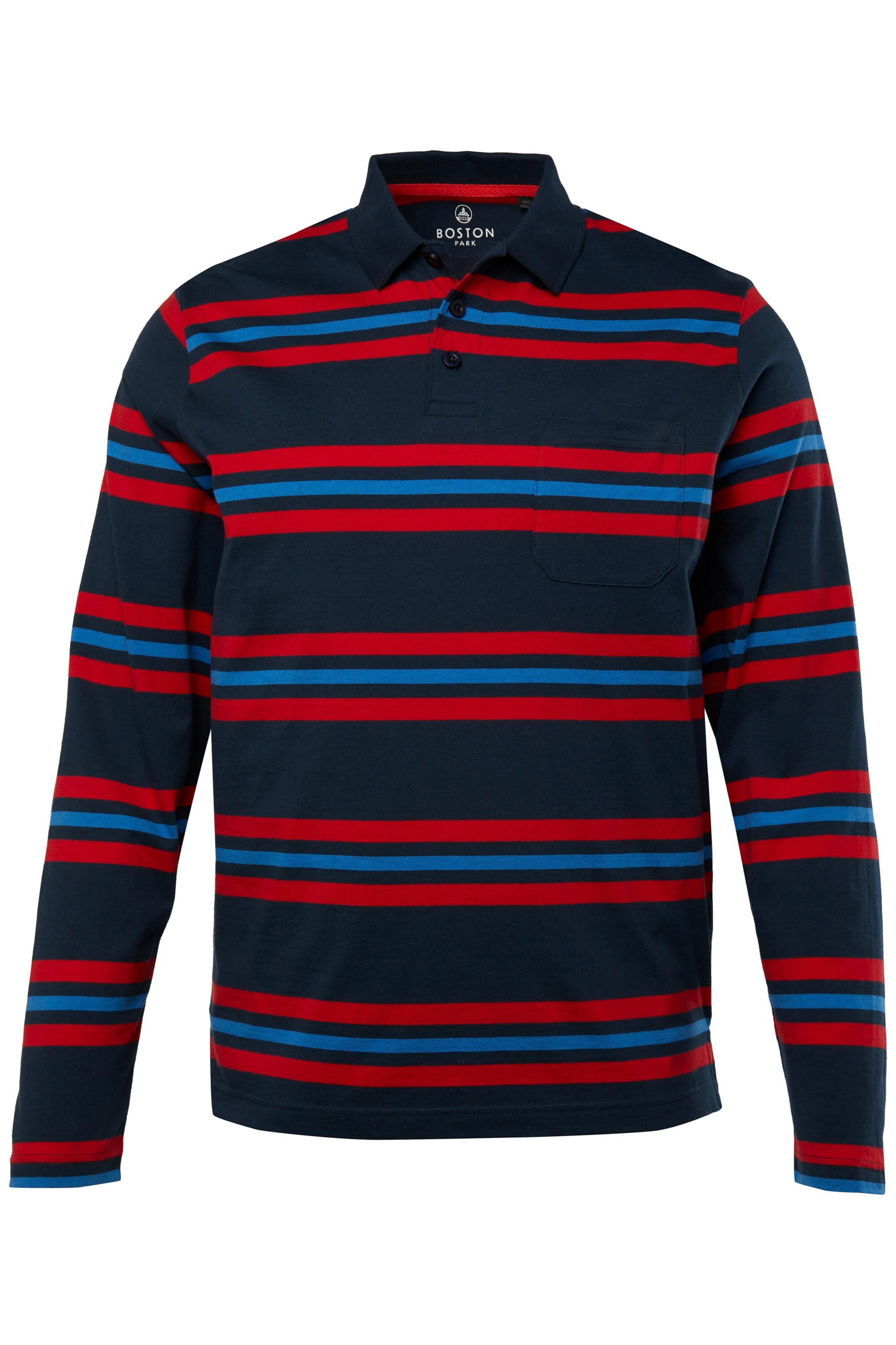 T-Shirt Boston Park en bleu : devant