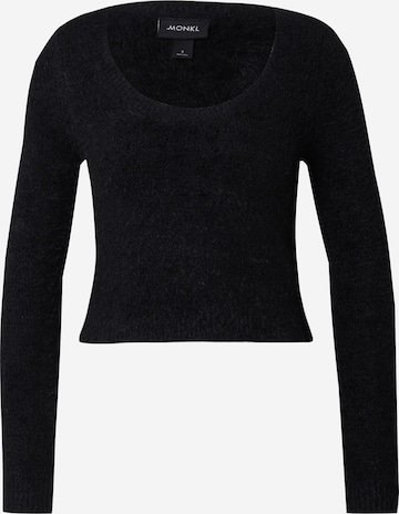 Monki Sweter w kolorze czarny: przód