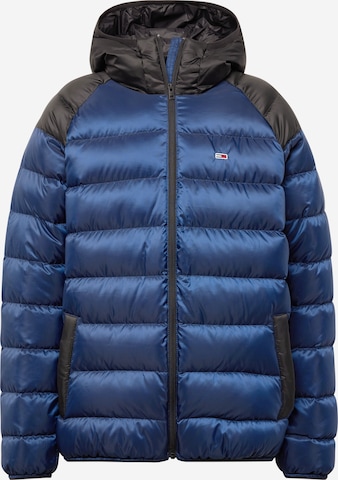 Tommy Jeans Winter Jacket in Blue: front