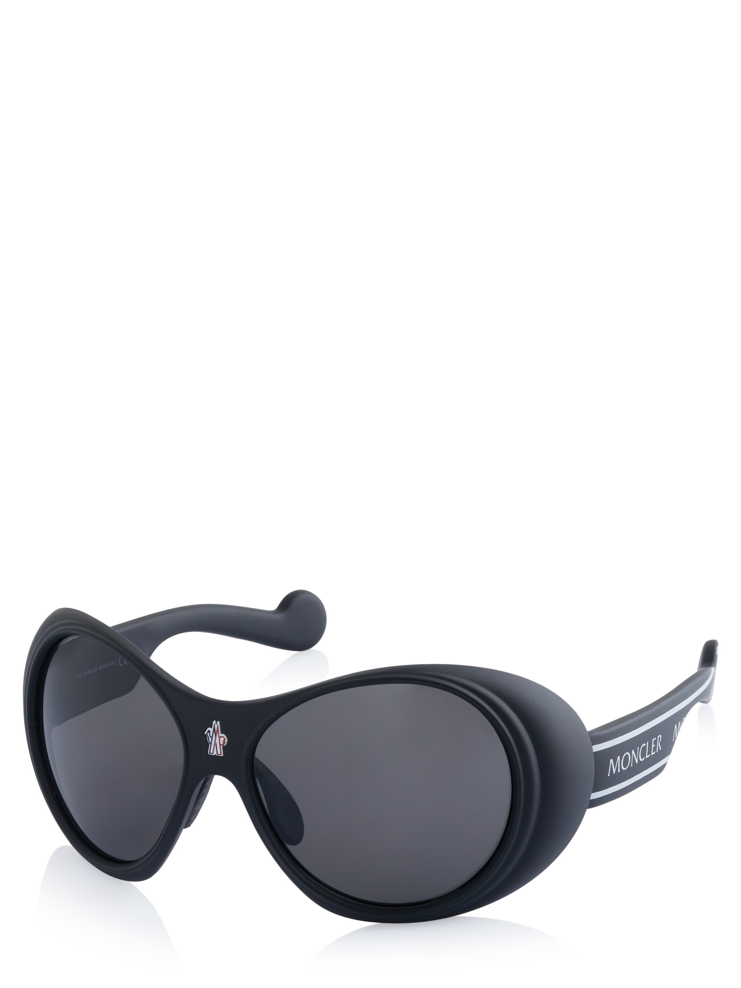 Lunettes de soleil MONCLER en noir : devant