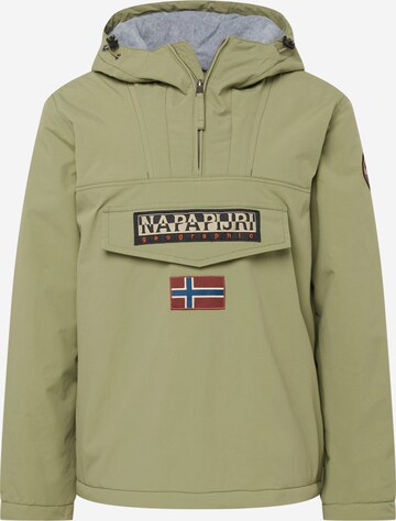 NAPAPIJRI Between-Season Jacket 'RAINFOREST' in Green: front