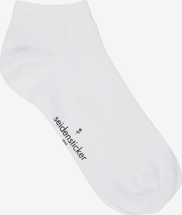 SEIDENSTICKER Socks 'Schwarze Rose' in White