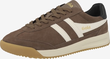 Sneaker bassa ' Tornado 88 ' di Gola in marrone: frontale