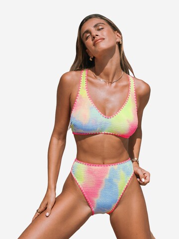 Cupshe Bustier Bikini 'CAA12C4F246ND'‌‌‌‌‌ in Pink: Vorderseite