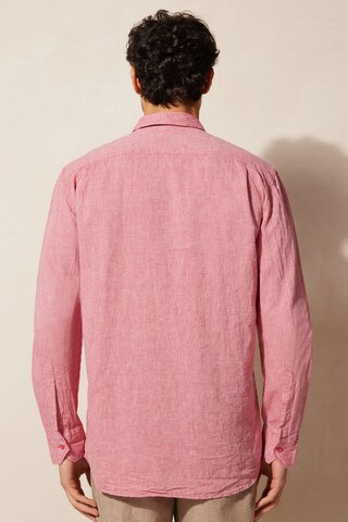INTIMISSIMI Regular fit Button Up Shirt in Red
