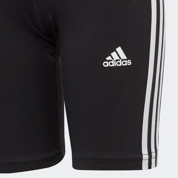 Regular Pantalon de sport 'Essentials 3-Stripes  Bike' ADIDAS SPORTSWEAR en noir