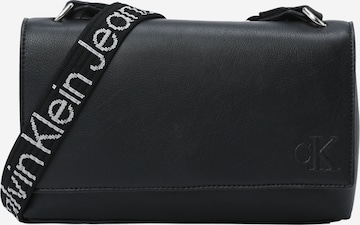 Sac bandoulière Calvin Klein Jeans en noir : devant