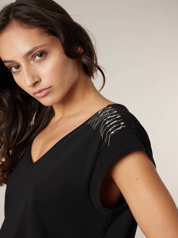 T-shirt 'Amayal' Deeluxe en noir