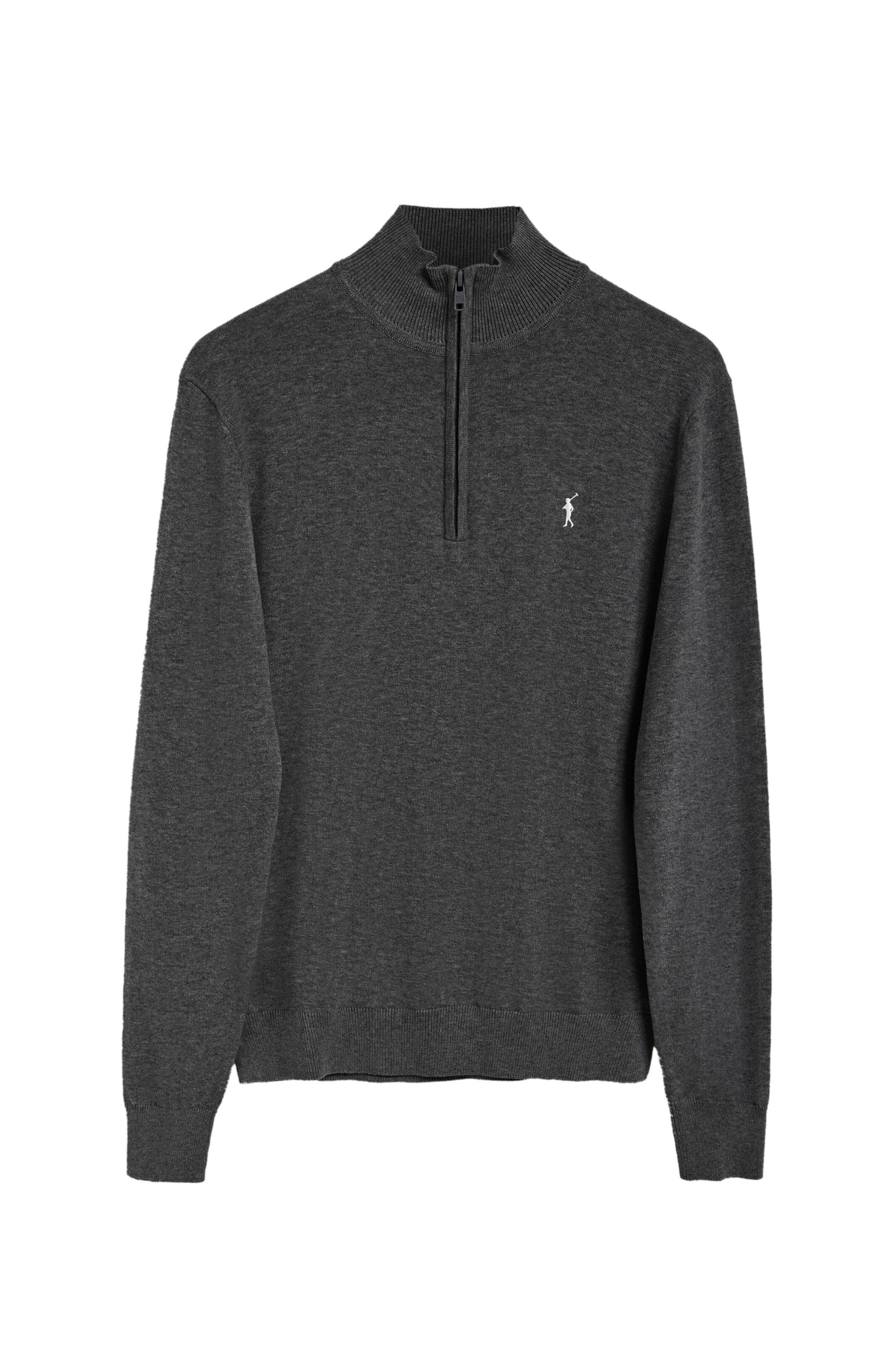 Polo Club Pullover in Grau: Vorderseite