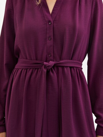 SELECTED FEMME Shirt Dress in Purple
