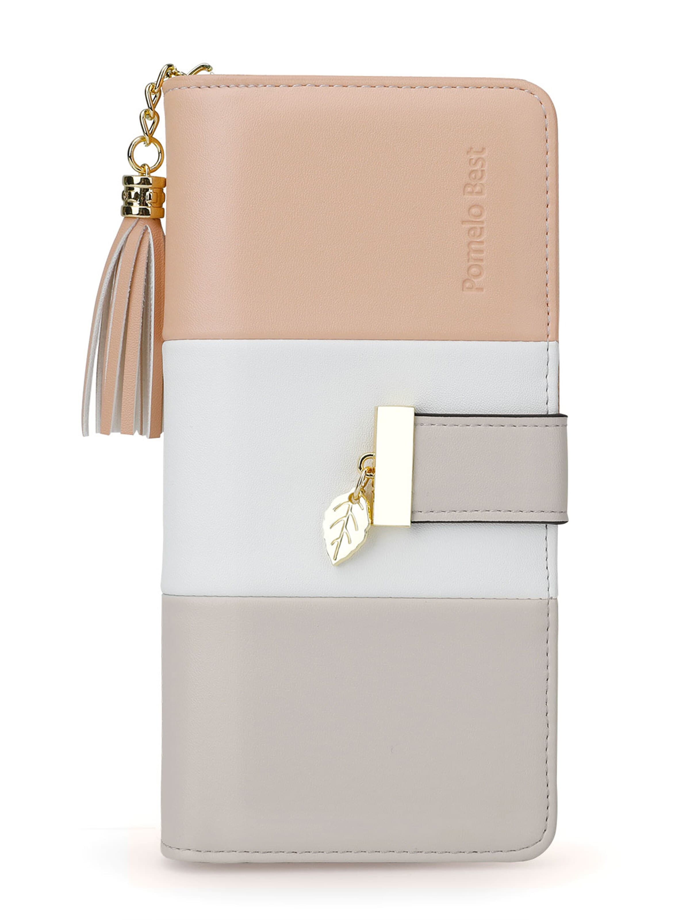 Pomelo Best Wallet 'Pomelo Best Portemonnaie Damen Klassisch Minimalistisch' in Beige: front