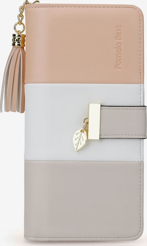 Portamonete 'Damen Klassisch Minimalistisch' di Pomelo Best in beige: frontale