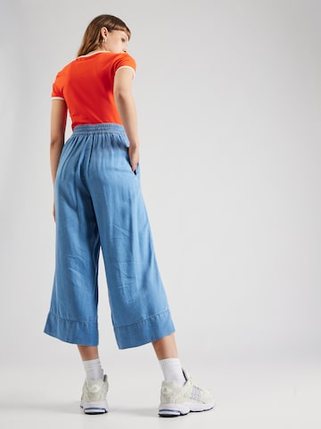 Tally Weijl Wide leg Pleat-Front Pants in Blue