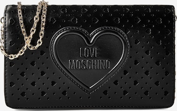 Sac à bandoulière 'Smart' Love Moschino en noir : devant