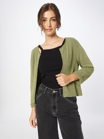 ONLY Strickjacke 'DIAMOND' in Grün: Vorderseite