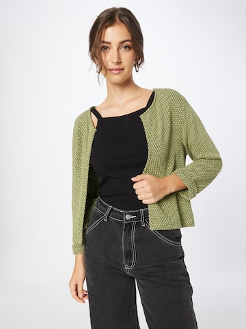 Cardigan 'DIAMOND' ONLY en vert : devant