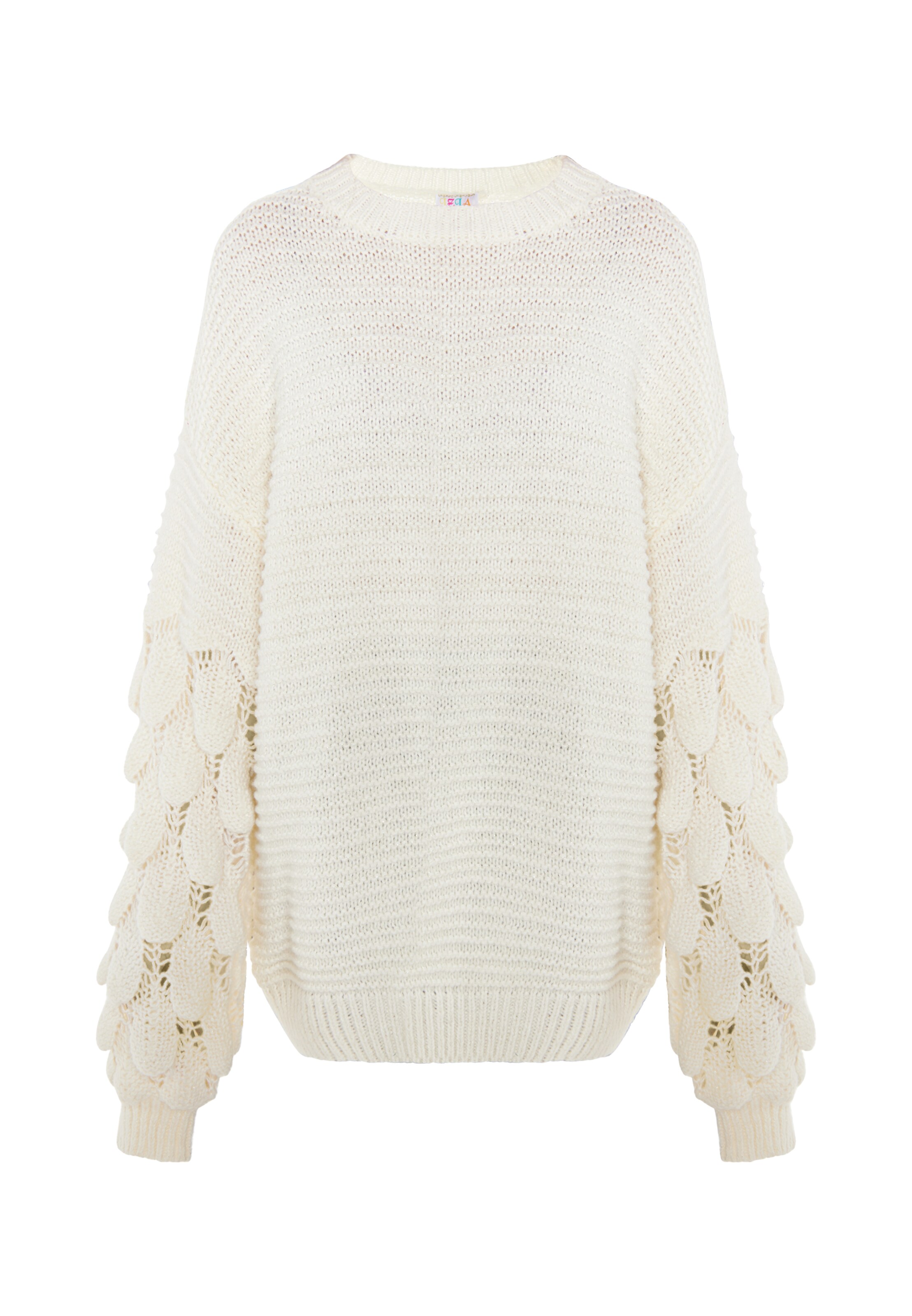 IZIA Πουλόβερ 'Gaya' σε λευκό: μπροστά