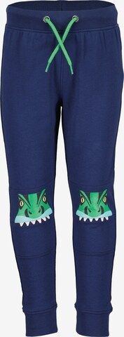 BLUE SEVEN Tapered Broek in Blauw: voorkant