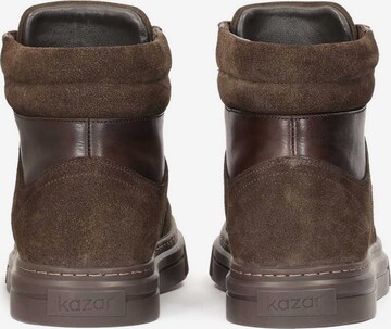 Kazar High-Top Sneakers in Brown