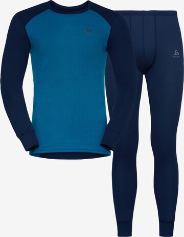 ODLO Baselayer Set 'Active Warm ECO Special' in Blau: predná strana