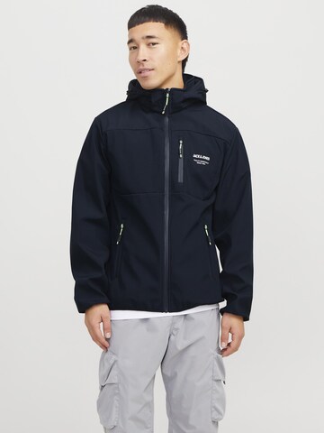 JACK & JONES Tussenjas 'JJTheo' in Blauw: voorkant