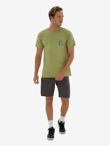 69Slam - Camiseta en verde: frente