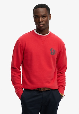 Sweat-shirt 'The Merchant Store' Superdry & Co en rouge : devant
