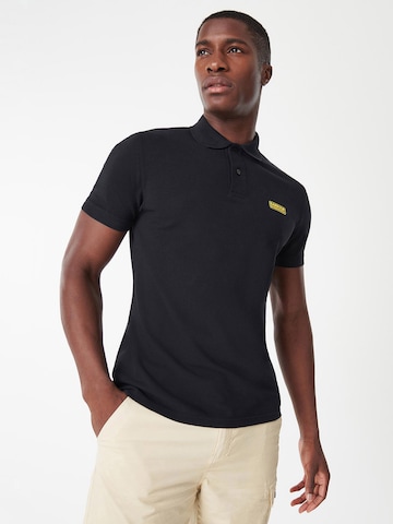 Barbour International Poloshirt in Schwarz: predná strana