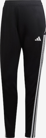 Slimfit Pantaloni sport 'Tiro 23 League ' de la ADIDAS PERFORMANCE pe negru: față