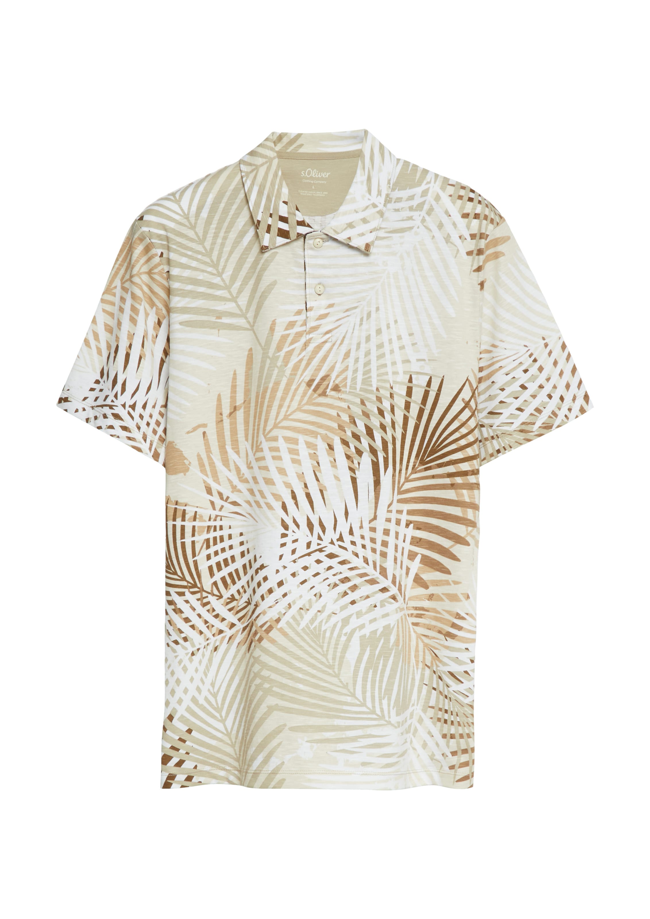 T-Shirt s.Oliver en beige : devant