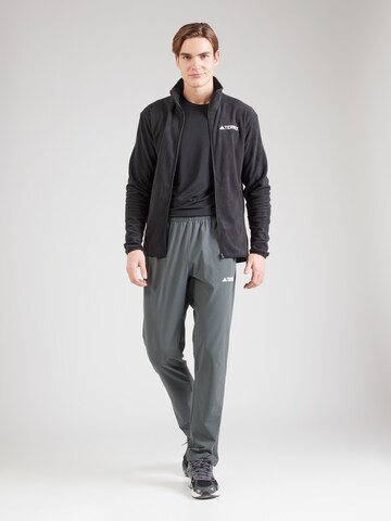 ADIDAS TERREX Функциональная флисовая куртка 'Essentials' в Черный